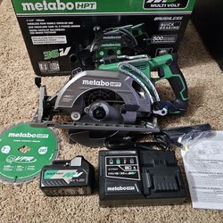 Metabo Circular Saw 7¼ Rear Handle Combo Kit
