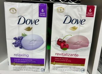 Dove Beauty Bar Soap 6-Pack.    $7.00 each