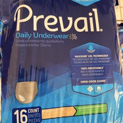 Prevail Daily underwearXL