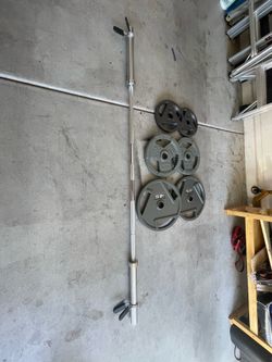 Olympic bar weight set