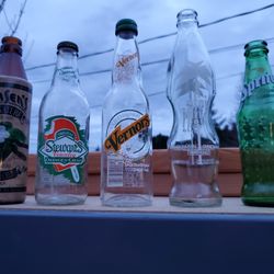 Vintage  soda bottles