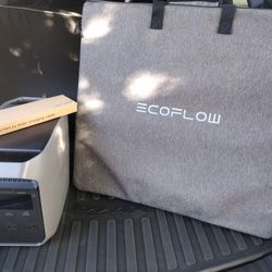 NEW EF ECOFLOW Solar Generator DELTA 3 Classic with 220W Solar Panel, 1024Wh LiFePO4 Battery, 1800W AC Output (3600W Surge), 1 Hr Fast Charge

