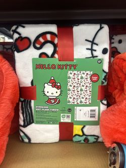 Hello kitty Xmas blanket