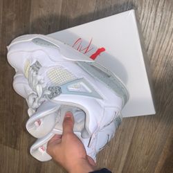 Air Jordan 4’Retros White’Oreos with box