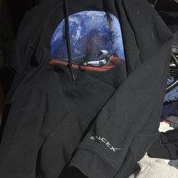 Men’s spaceX  hooded sweater