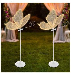2pcs Wedding Butterfly Floor Lamp
