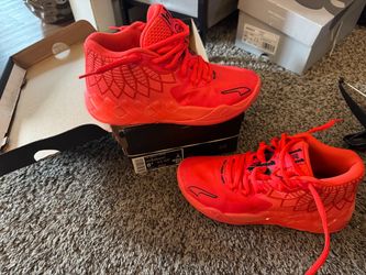 Puma MB.01 Basketball Sneakers Red Size 8.5