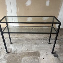 Glass Console Table