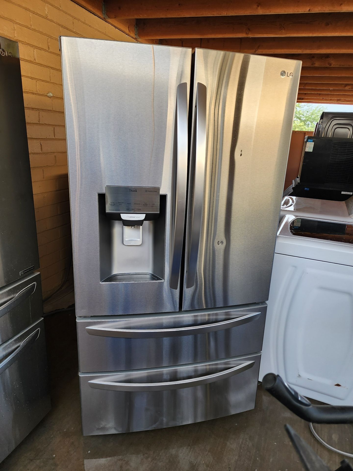 LG Stainless Steel 4 Door Refrigerator