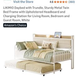 Daybed with Trundle- Twin Size