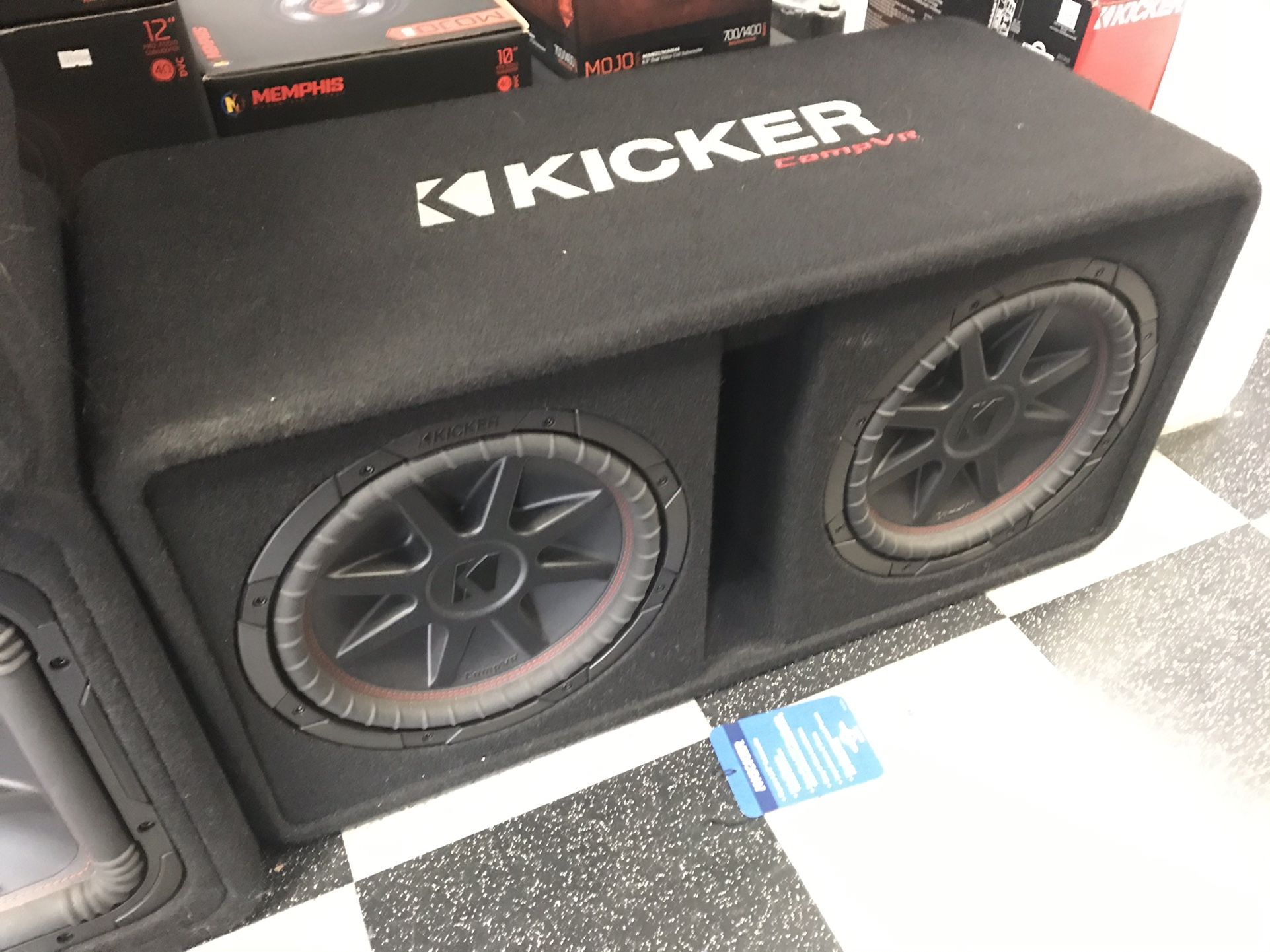 Kicker CompVR 12 Dual Ported Subwoofer Box On Sale Today For 349.99