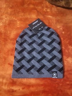 Gray  & black beanie