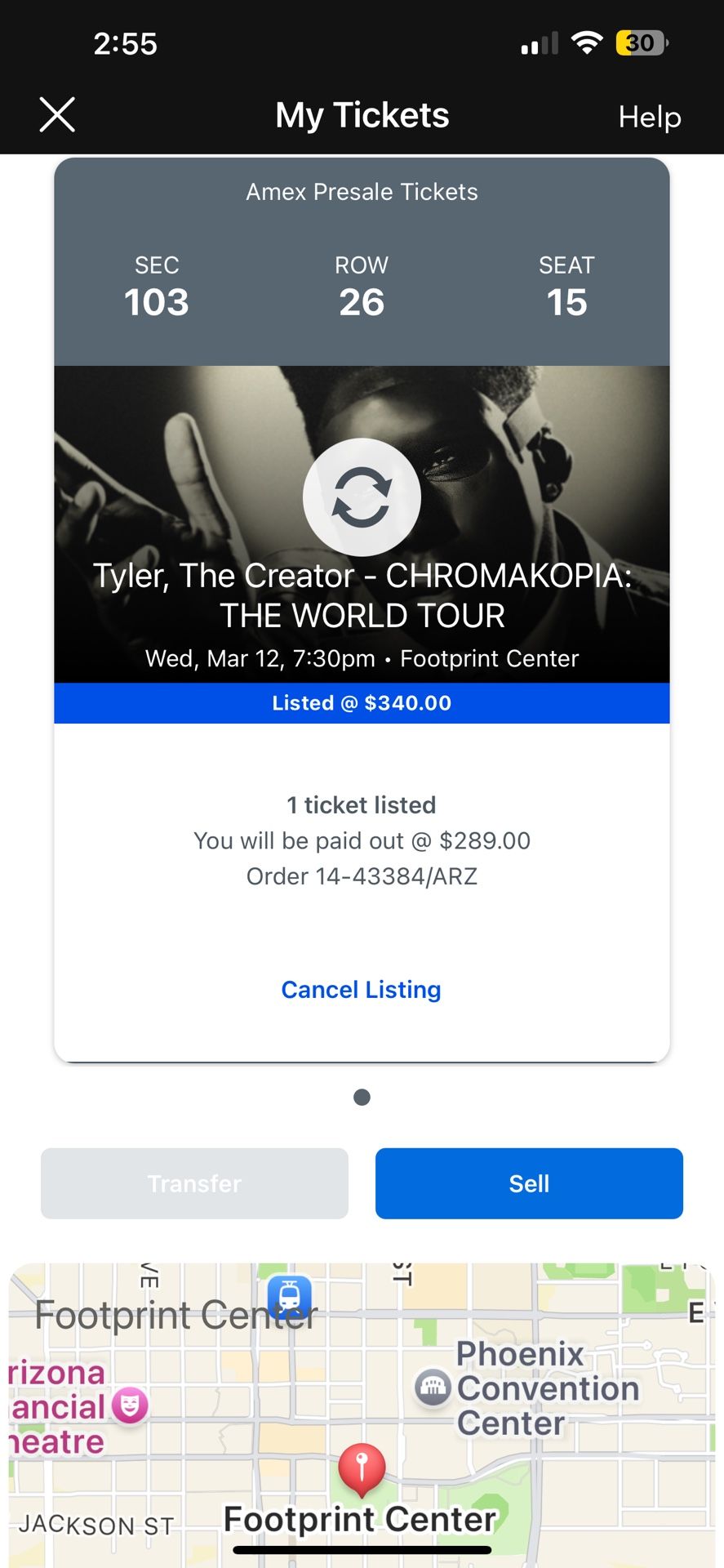 TYLER THE CREATOR TICKETS FOR SALE
