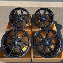 19” Tesla Model Y original factory oem rims in new gloss black