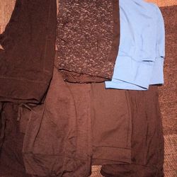 Black athletic works, under armour, Reebok size 2x gym tights bundle of 8 for 25$