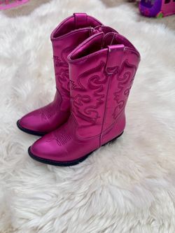Pink girl boots