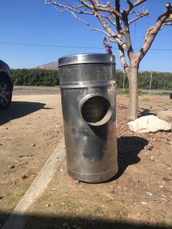 Air filter for a Peterbilt