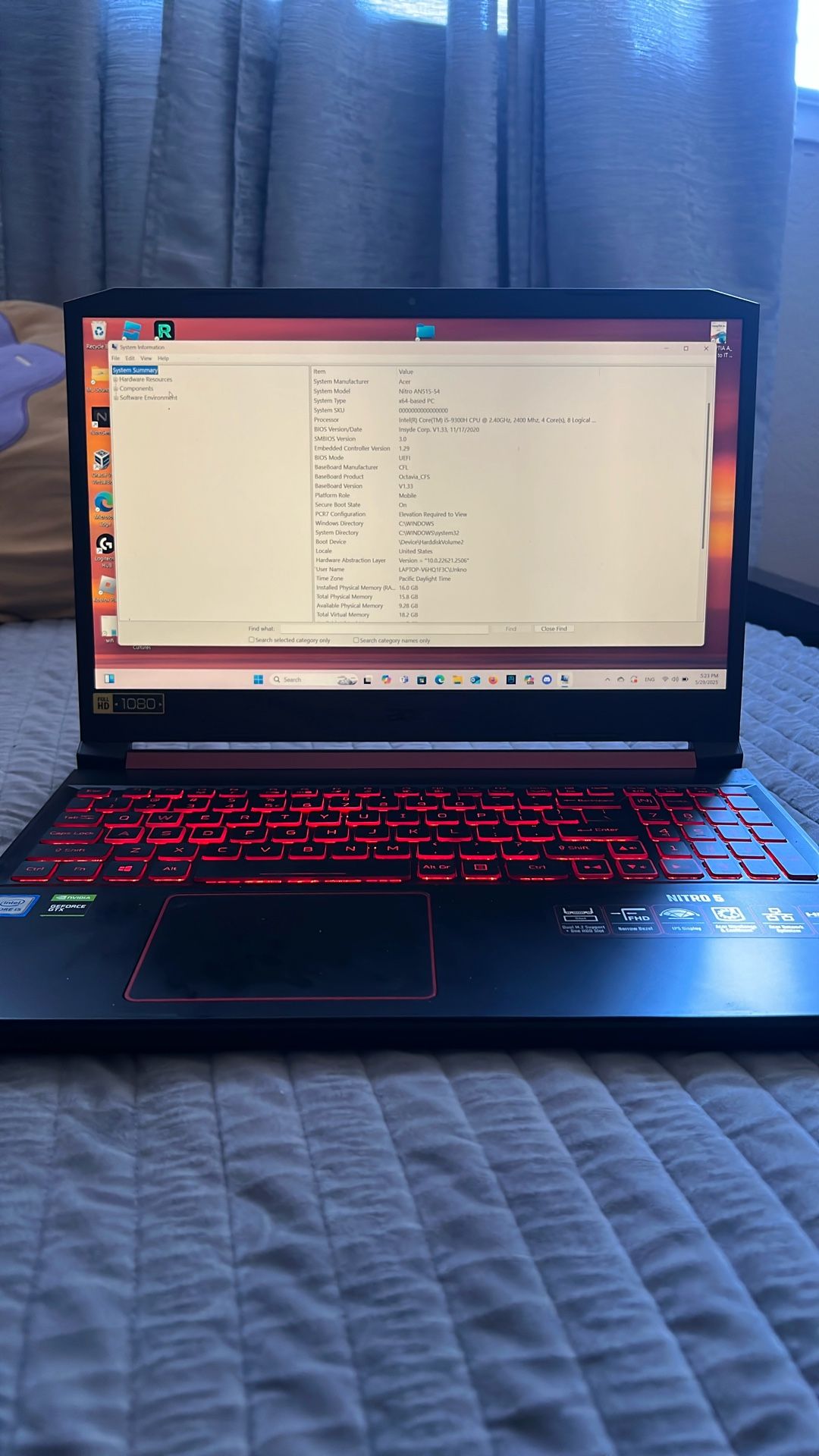 Acer AN515-64 Gaming Laptop