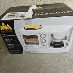 CERRITOS..New.. Granite 3 in 1 breakfast station