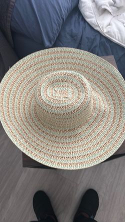 Wide Brim Straw Sun Hat
