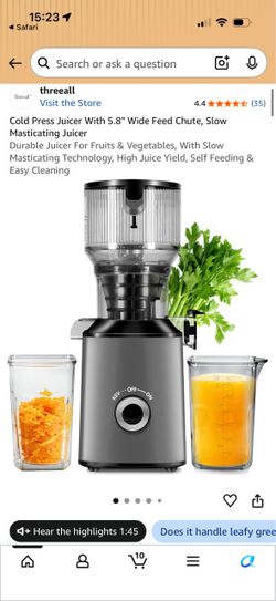 Masticating Juicer