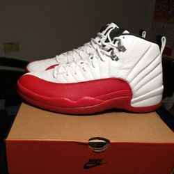 New Air Jordan 12 Retro Cherry Men Size 10.5