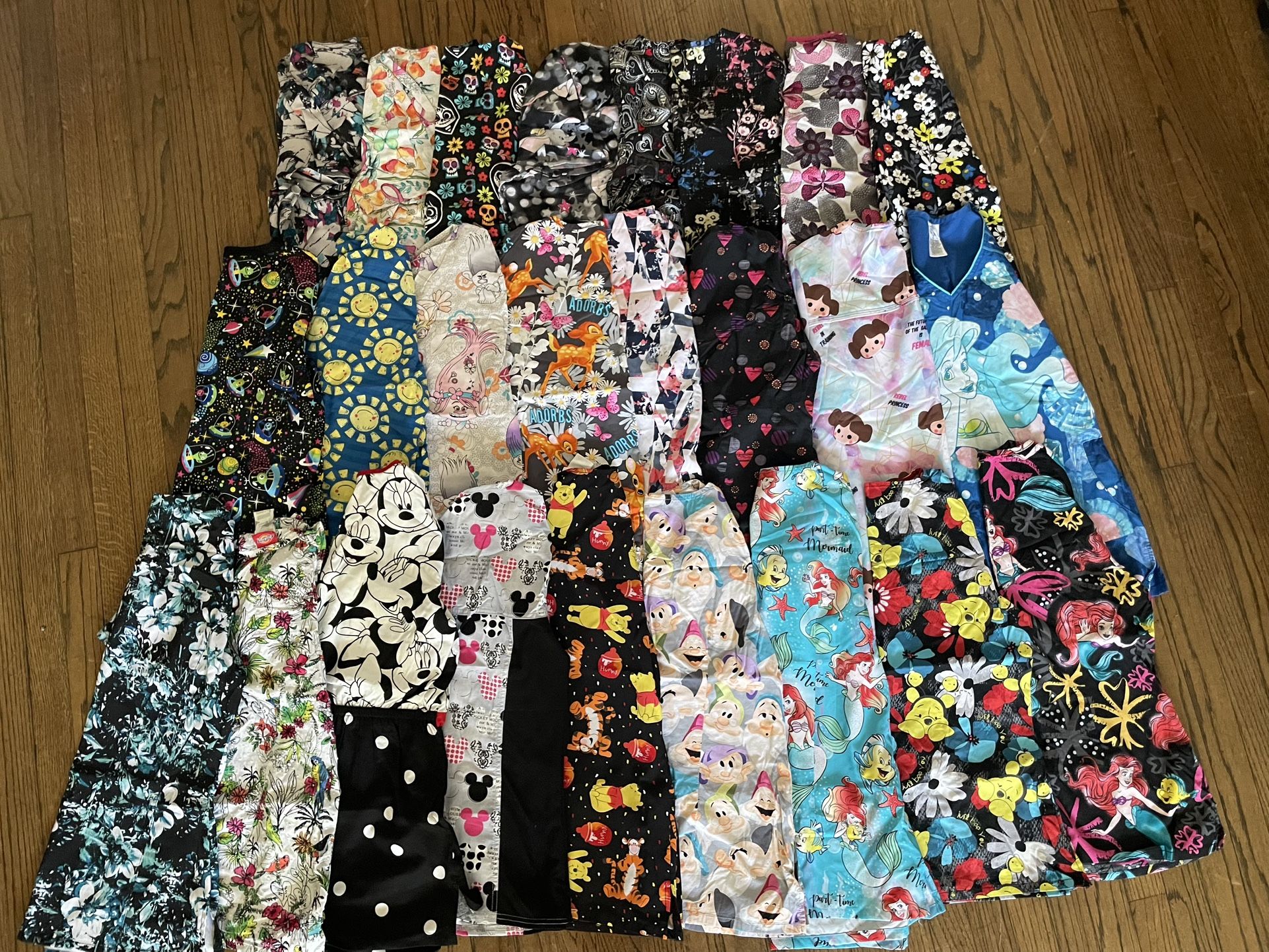 Character Scrub Tops