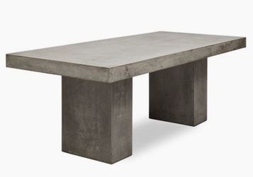 Indoor / Outdoor Concrete Dining Table
