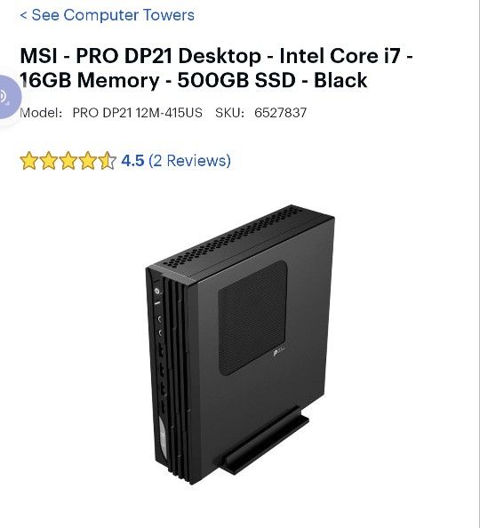 MSI - PRO DP21 Deskstop