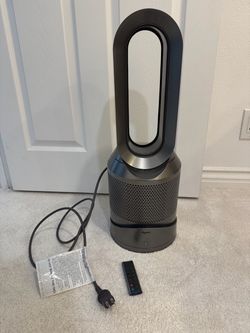 Dyson Pure Hot+Cool HP02 Air Purifier Heater Fan - Black/Nickel, With Remote