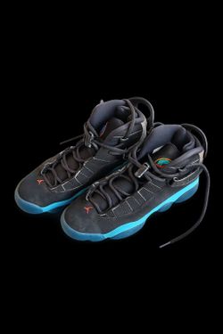 Air Jordan 6 Rings GS Black/Turquoise – Size 6.5Y