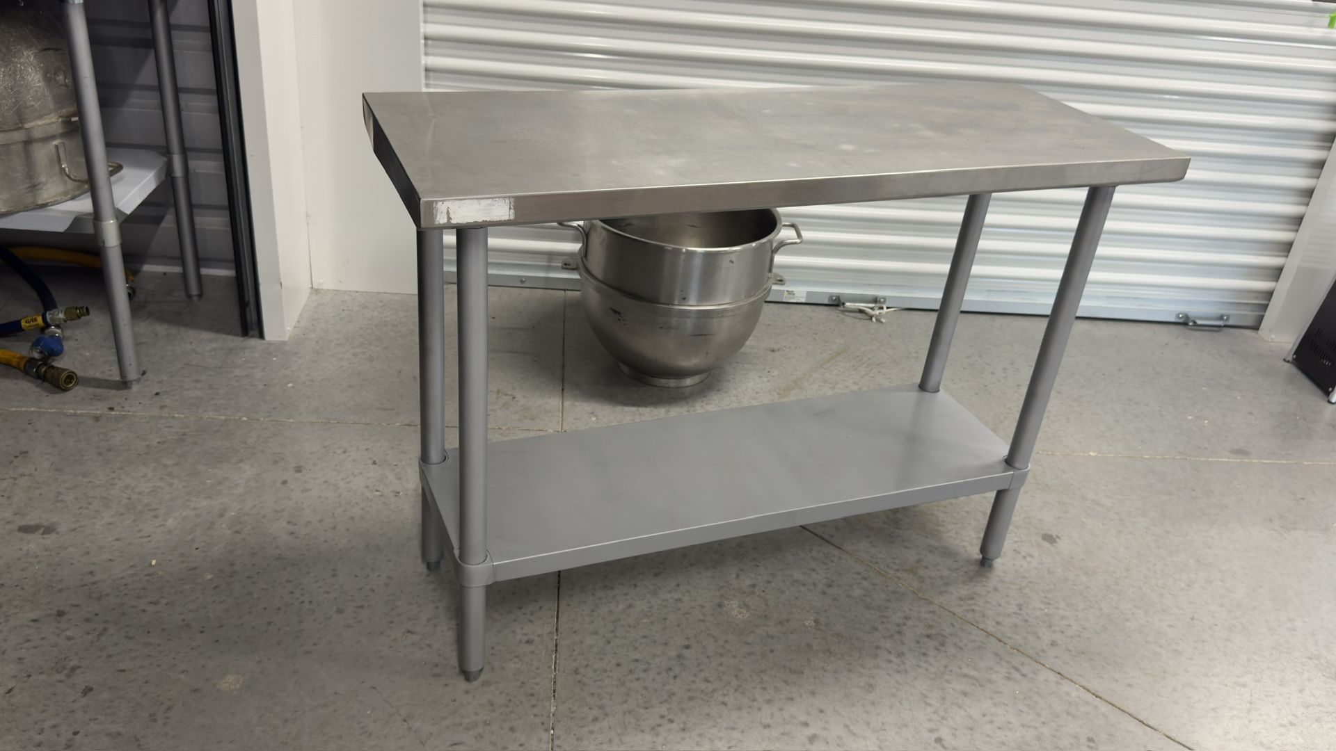 48” x 18” Work table - excellent for small spaces or Food Truck