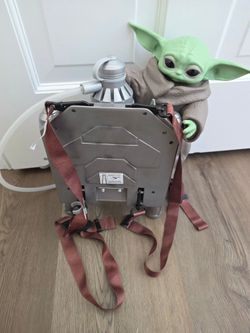 Mando and Grogu Sipper back pack - Never used