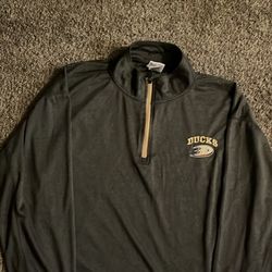 Anaheim Ducks Quarter Zip XL Pullover
