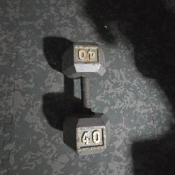 40 Lb Dumbell