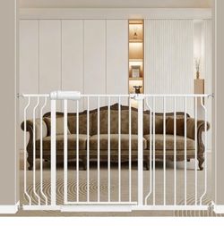 WaoWao 43.3-52.75" Extra Wide Baby Gate Pressure Mounted