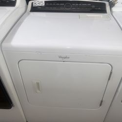 White Whirlpool Dryer (Newer Model)