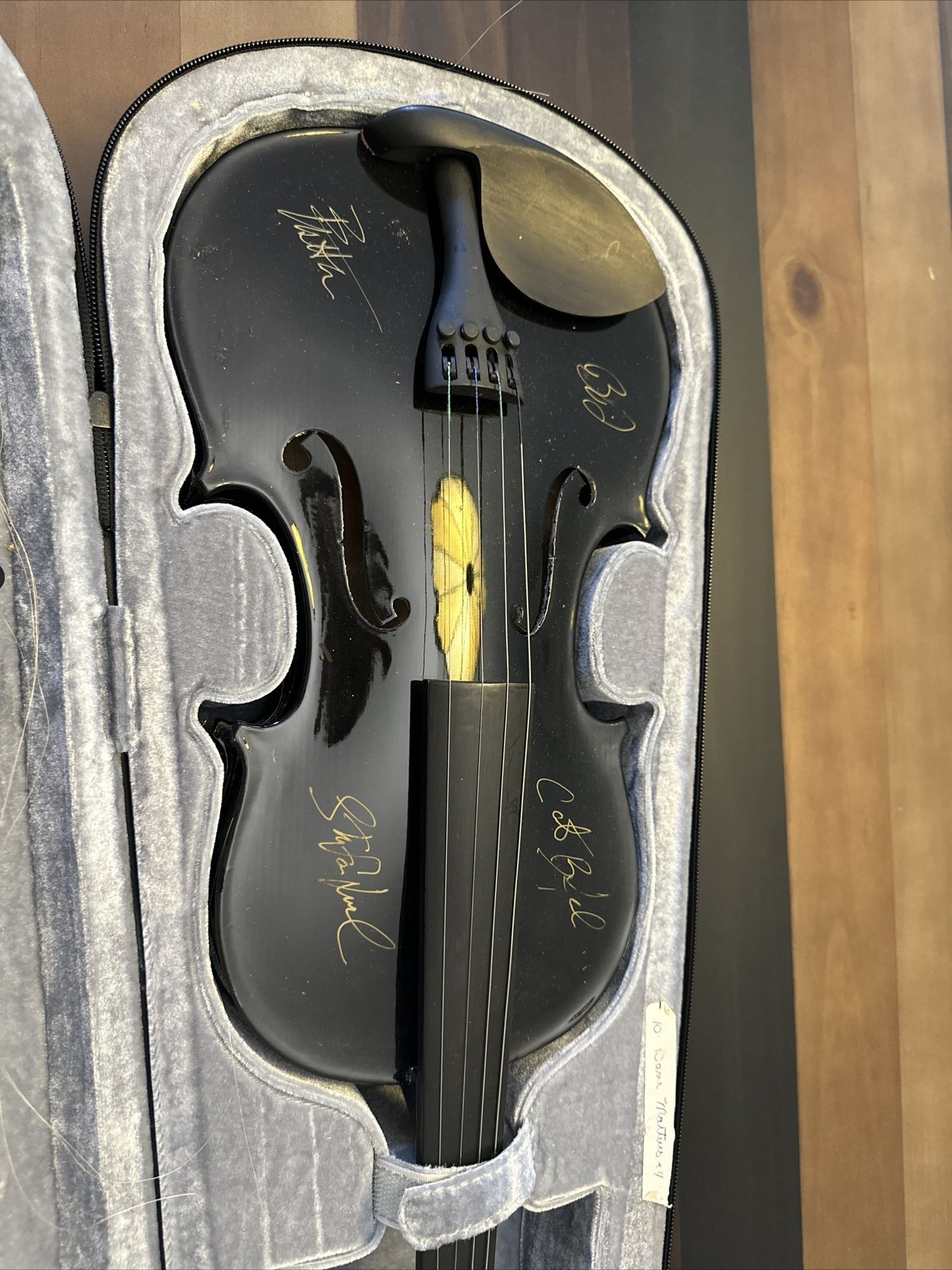 Signed Violin By Members If Dave Matthew’s Band