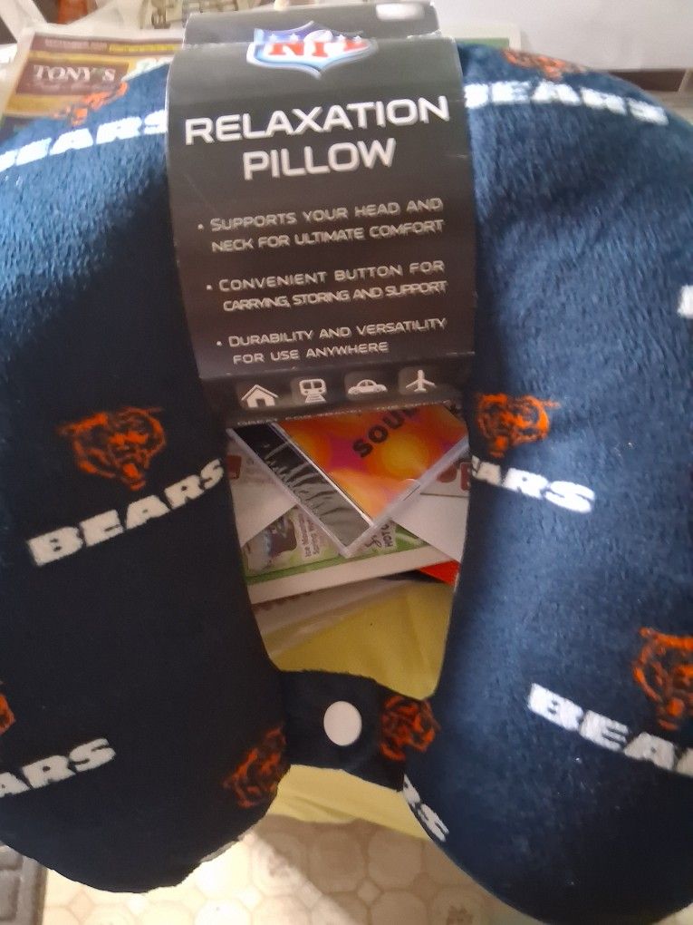 Chicago Bears Relaxation Neck Pillow