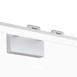 Solfart 31.5in LED Vanity Fixture Silver With White Acrylic New