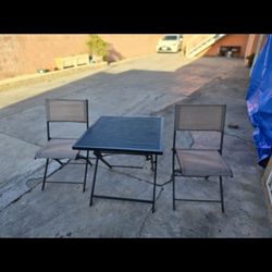Mesa De Patio Y Disco Para Cocinar