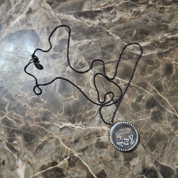 Alpha Xi Delta Sorority AXiD Sorority necklace- origami owl locket