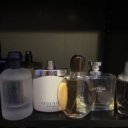 Men’s Designer Cologne Bundle (Lightly Used) – Montblanc, Hugo Boss, CK, Nautica 