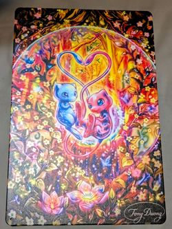 Pokémon Mew  Metal Art Poster Mew ex 152/128  30th Celebration