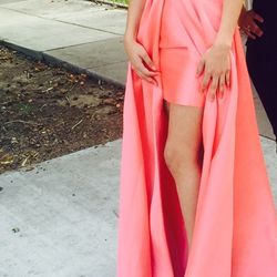 Coral dress