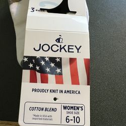 Jockey Brand Cotton Blend Ladies  Low-cut Tab Socks