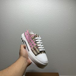 Pink Burberry Sneakers