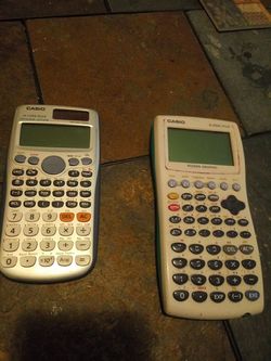 Casio fx-115es plus & casio fx-9750g plus