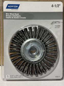 4 1/2” Wire wheel brush