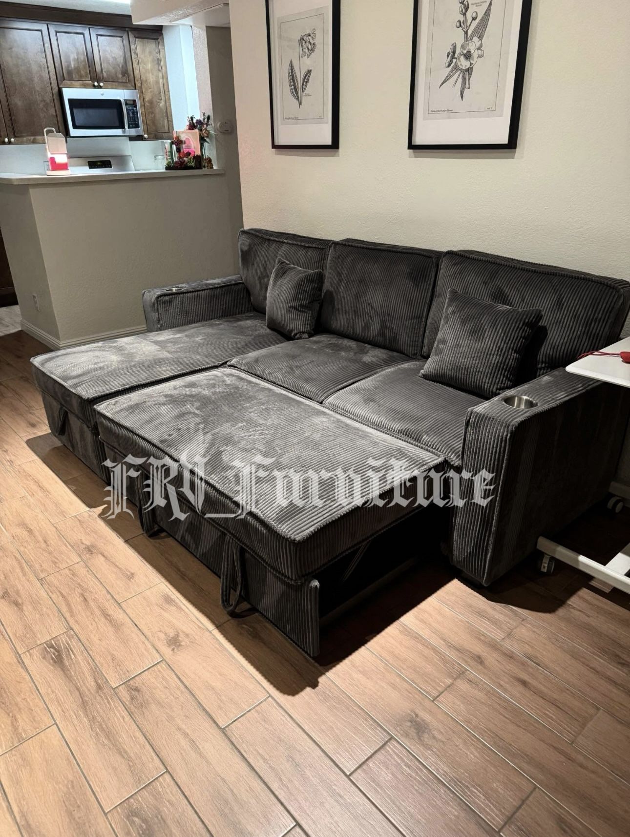 New Black Sofa
